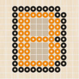 アイロンビーズ 図案 B