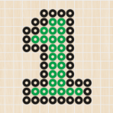 アイロンビーズ 図案 1