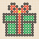 アイロンビーズ 図案 プレゼント