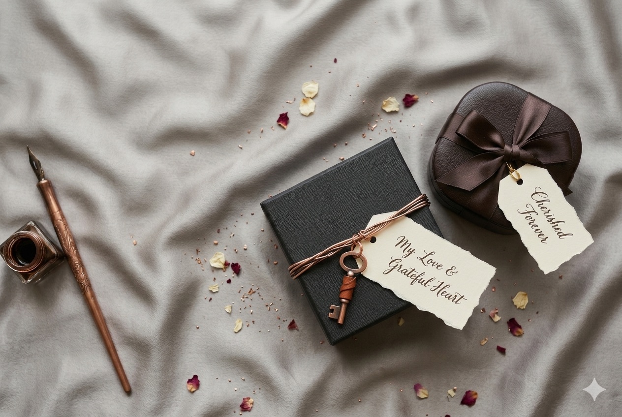 メッセージカードの筆記体イメージ